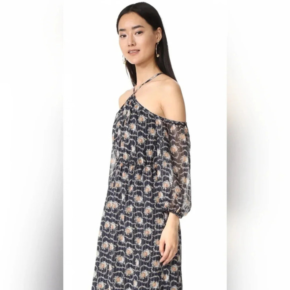 NWT Club Monaco Tansa Dress, Color Sapphire/Bleu Size 00 - Picture 3 of 16